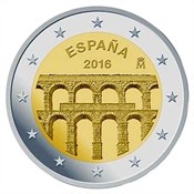 Spanje 2 euro 2016 Segovia UNC